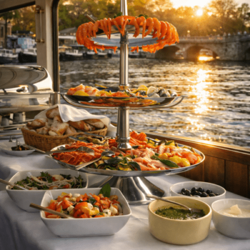 Italian buffet onboard (Private Dining Cruise | private Dinner Amsterdam